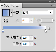２色のグラデーション